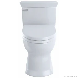 Toto Soiree Elongated 1-Piece Toilet - 1.28 GPF Water-Saving Cotton White