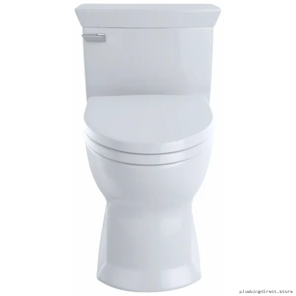 Toto Soiree Elongated 1-Piece Toilet - 1.28 GPF Water-Saving Cotton White