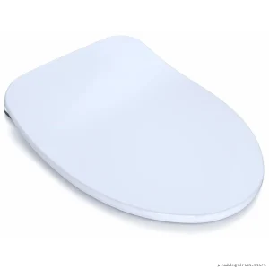 Toto Cotton White SS234#01 Ultra-Slim Elongated Toilet Seat with SoftClose Lid