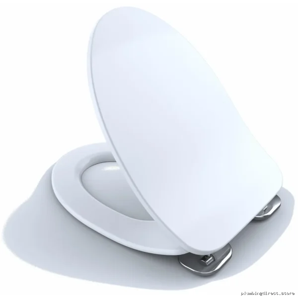 Toto Cotton White SS234#01 Ultra-Slim Elongated Toilet Seat with SoftClose Lid - Image 3