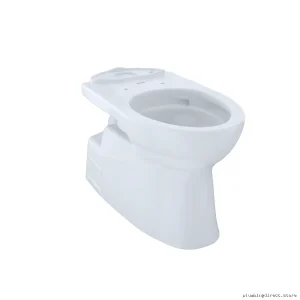 Toto Vespin II Tall Elongated Toilet Bowl No Seat - Cotton White CT474CUFG#01