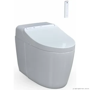 Toto WASHLET G450 Smart Toilet - 1.0/0.8 GPF & CEFIONTECT Glaze in Cotton White