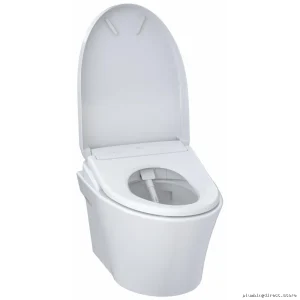 Toto WASHLET S7 Smart Toilet with Wall-Hung Elongated Bowl and Dual Flush