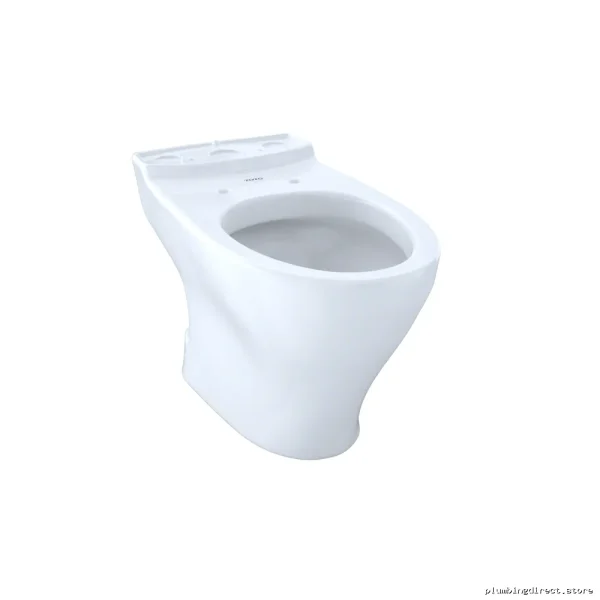 Toto Cotton White Elongated Skirted Toilet Bowl Aquia II CT416#01