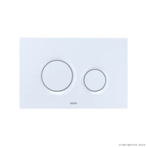 Toto White Matte Dual Flush Toilet Button Plate YT930-WH