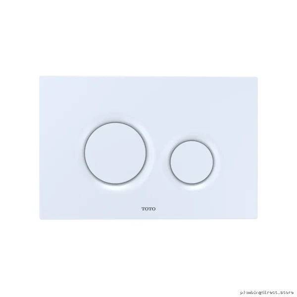 Toto White Matte Dual Flush Toilet Button Plate YT930-WH