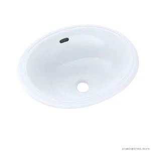 Toto LT-White Oval Undermount Sink - Narrow Design | Space-Saving | Modern Bathrooms