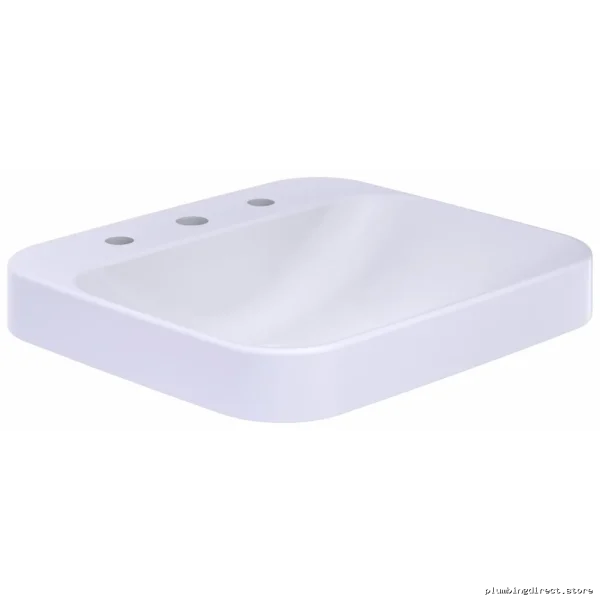 Toto Cotton White Rectangular Vessel Sink 20x18 with Overflow - Image 2