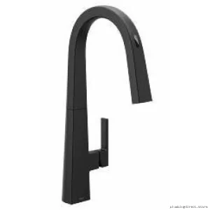 Smart Hands-Free Kitchen Faucet with Pull-Down Spray & Touchless Motion Control – Matte Black