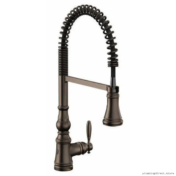 Touchless Kitchen Faucet with Pull-Down Spray - Moen Weymouth Oil Rubbed Bronze