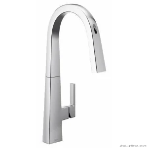 Smart Touchless Motion-Control Kitchen Faucet w/Pull Down Spry - Chrome Finish