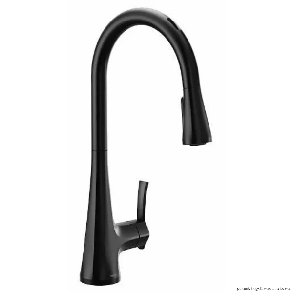 Touchless Smart Kitchen Faucet with Pulldown Spray - Matte Black Moen S7235EV2BL