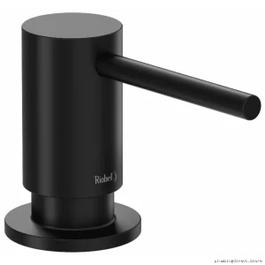 Black RIOBEL SD8BK Touchless Soap Dispenser for Bathroom & Kitchen
