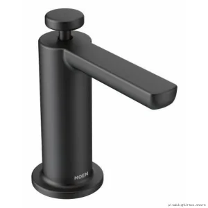 Moen Matte Black Modern Soap Dispenser S3947BL - Sleek Touchless Design