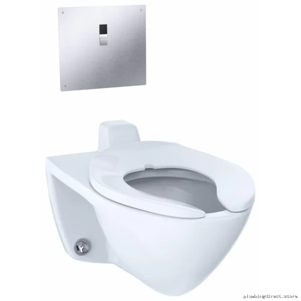 Touchless Toilet Valve 1.28 GPF Stainless Steel w/Cover Plate & Vacuum Breaker - Toto - Image 2