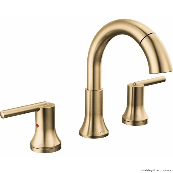 Tr移到 Premium Wide-Bathroom Faucet w/ Pulldown Spray - Champagne Bronze Finish
