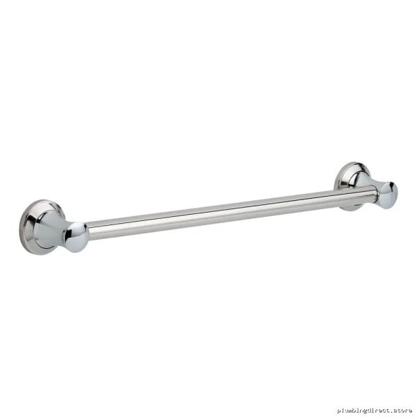 Transitional Decorative ADA Grab Bar - Chrome 24 Inch Delta Model 41724
