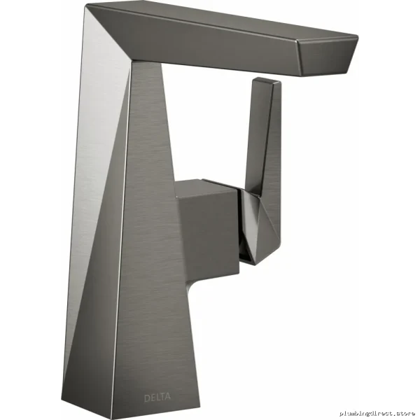 Single-Hole Bathroom Faucet Trillian Lumicoat Black Stainless 643-KS-PR-DST - Image 2