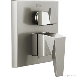 Trillian Monitor 14 3-Setting Integrated Diverter Valve Trim - Stainless Steel T24843-SS Delta