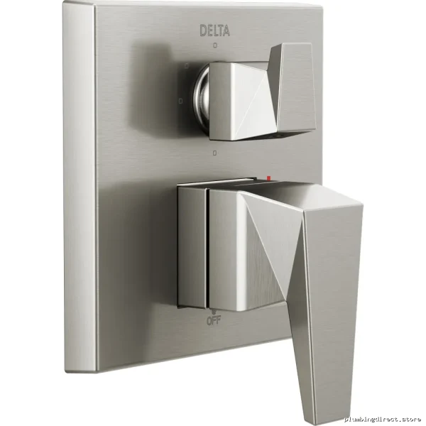 Trillian Monitor 14 3-Setting Integrated Diverter Valve Trim - Stainless Steel T24843-SS Delta