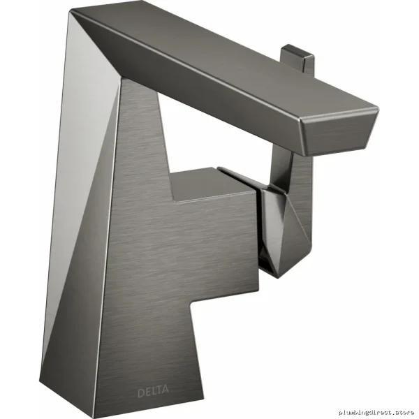 Trillian Single Hole Bathroom Faucet (Low-Profile Pop-Up) Lumicoat Black Stainless 543-KS-PR-LPU-DST - Image 2