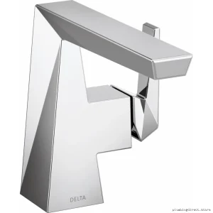 Trillian Single-Hole Vanity Faucet with Pop-Up Drain Lumicoat Chrome