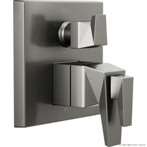 Trillian TempAssure 17T Integrated Diverter Valve Trim - Lumicoat Black Stainless