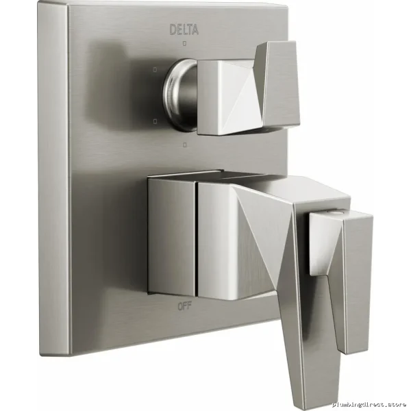 Trillian TempAssure 17T Series Stainless Steel Valve Trim with 6-Setting Diverter - T27T943-SS-PR Delta