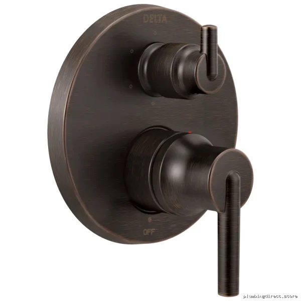 Trinsic Monitor 14 Series 6-Setting Diverter Valve Trim in Venetian Bronze for Adjustable Water Flow