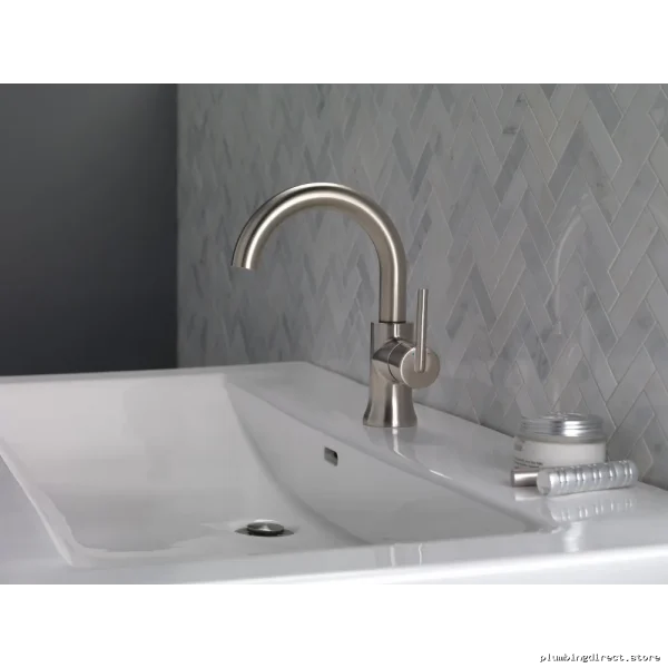 Trinsic Delta-Style Single Hole Stainless Bathroom Faucet - Image 2