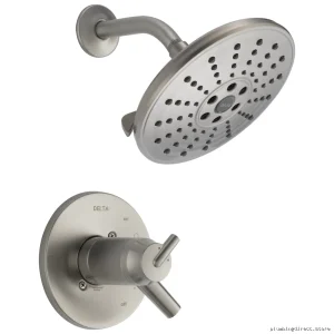 Trinsic H2Okinetic Shower Trim with TempAssure Tech - Stainless Steel & High-Pressure Spray