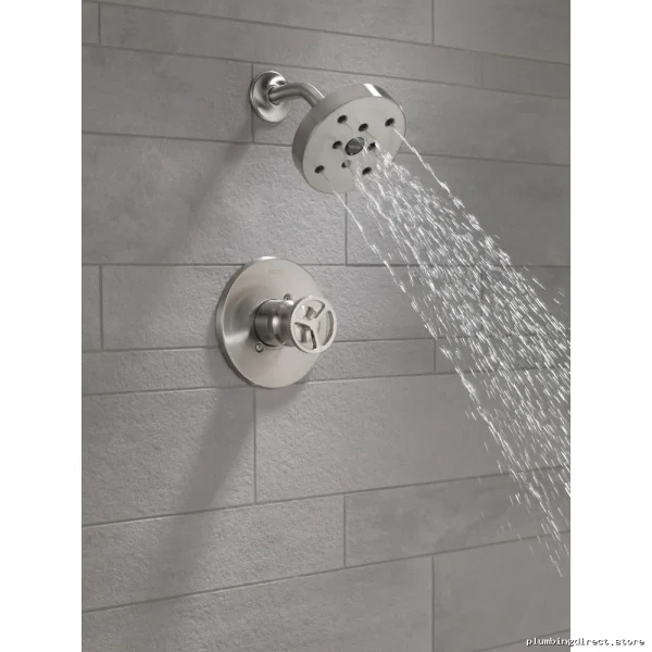 Trinsic H2Okinetic Stainless Steel Shower Trim with Delta Finish - T14258-SS - Image 3