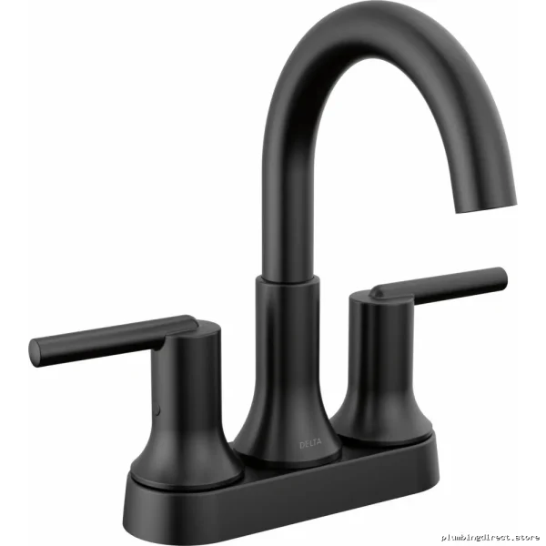 Trinsic Modern Centerset Bathroom Faucet - Sleek Matte Black 2559-BLMPU-DST - Image 3