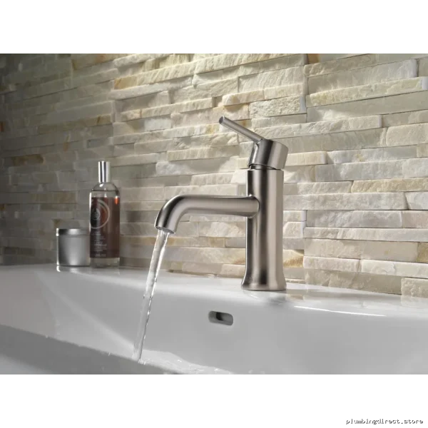 Trinsic Modern Stainless Steel Single Hole Vanity Bathroom Faucet - Image 2