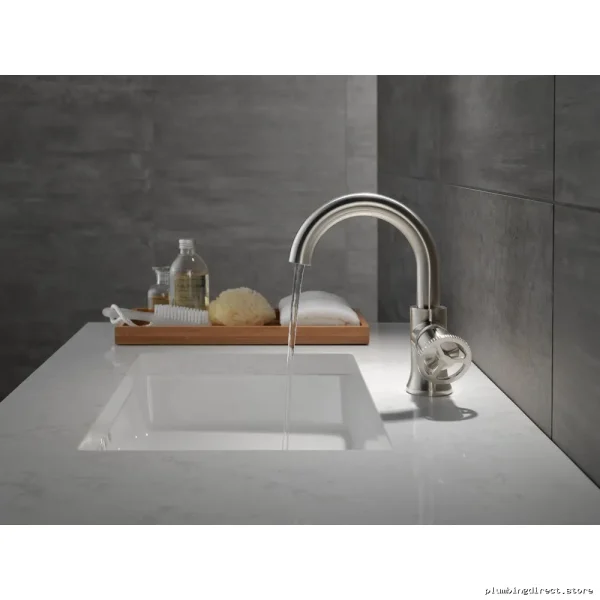 Stainless Steel Single-Hole Bathroom Faucet by Trinsic - Modern Design - Image 4