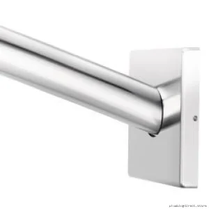 Triva 5' Curved Chrome Shower Rod - CSR2167CH Space-Saving Design