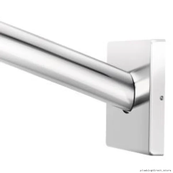 Triva 5' Curved Chrome Shower Rod - CSR2167CH Space-Saving Design