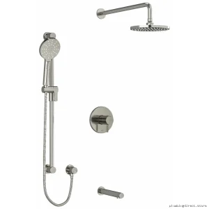 Tub & Shower Faucet Trim Kit - Brushed Nickel Riu TKIT1345RUTMKNBN