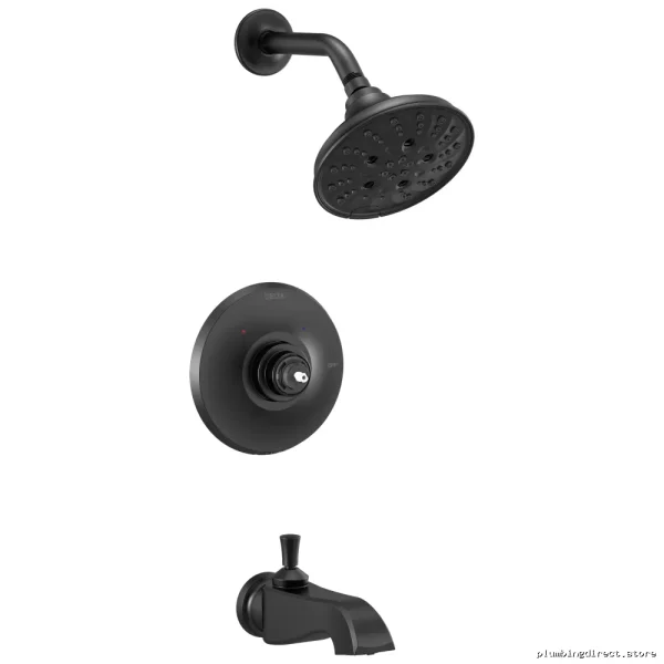 Delta Dorval Handleless Tub & Shower Trim Matte Black - Image 3