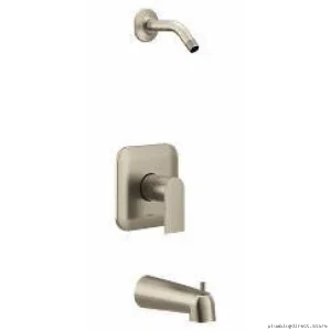 Genta LX M-Core 2 Tub & Shower Trim (Less Shower Head) - Brushed Nickel Moen