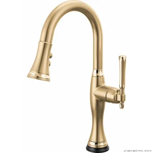 Tulham Smart Touch Bar & Prep Faucet w/ Pulldown Spray – Brilliance Luxe Gold 64958LF-GLPG
