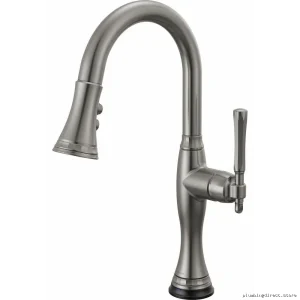 Tulham SmartTouch Prep Faucet with Pulldown Spray – Premium Luxe Steel