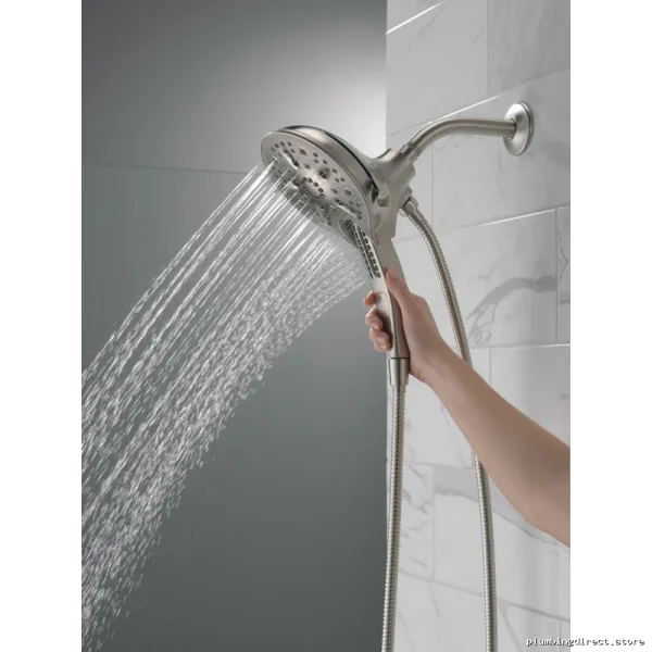 In²otion H₂OKinetic Customizable Two-in-One Hand & Shower Head | Up to X.XGPM | Premium Lumicoat Stainless - Image 5