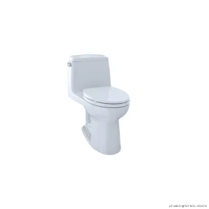 UltraMax Elongated Eco-Toilet with Low Flow - Cotton White MS854