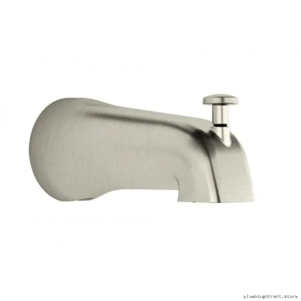 Umani Grafik Brushed Nickel Tub Spout with Diverter - 101529-120 Kalia