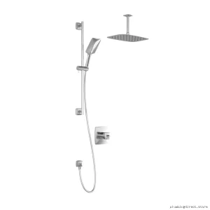 Umani Premia Thermostatic Coaxial Shower - Chrome Vertical Ceiling Mount