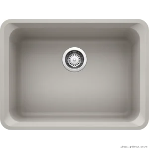 Undermount Silgranit Sink - 1-Bowl Concrete Gray