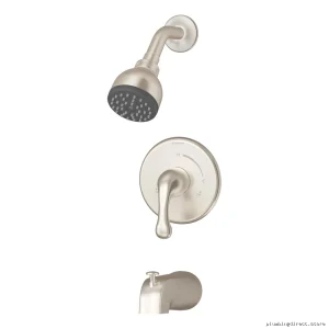Unity Satin Nickel Tub Shower Faucet Trim – Model 6602-TRM-STN