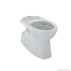 Universal Height Elongated Skirted Toilet Bowl with CeFiONtect™ - Toto Vespin® II Colonial White CT474CUFG#11