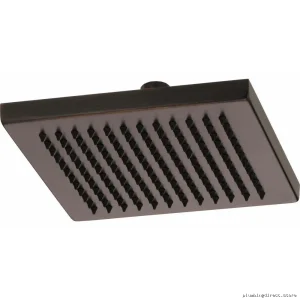 Venetian Bronze Ceiling-Mount Square Rainfall Shower Head - Brizo
